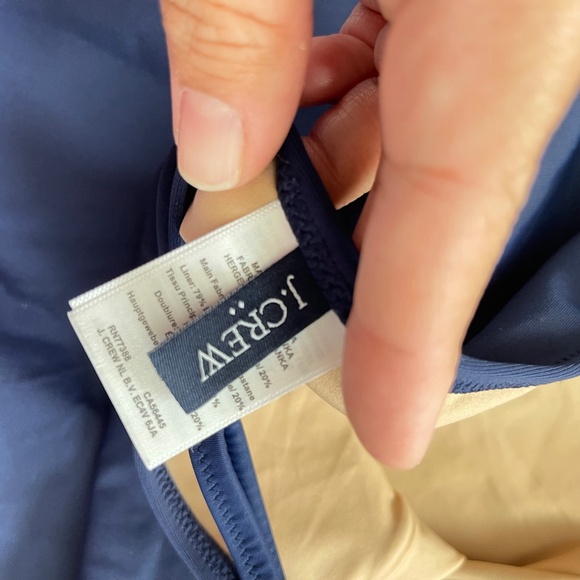 J. Crew One Piece Swimsuit Navy - Picture 3 of 8